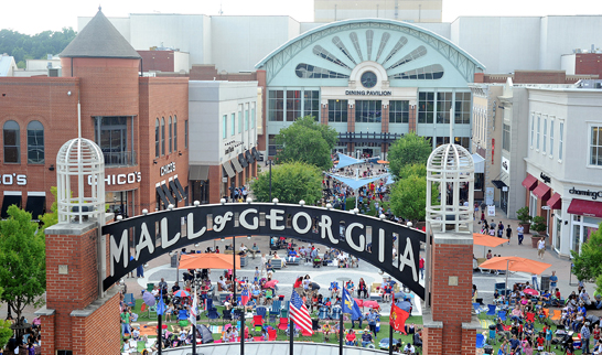 The entrance to the Mall of Georgia